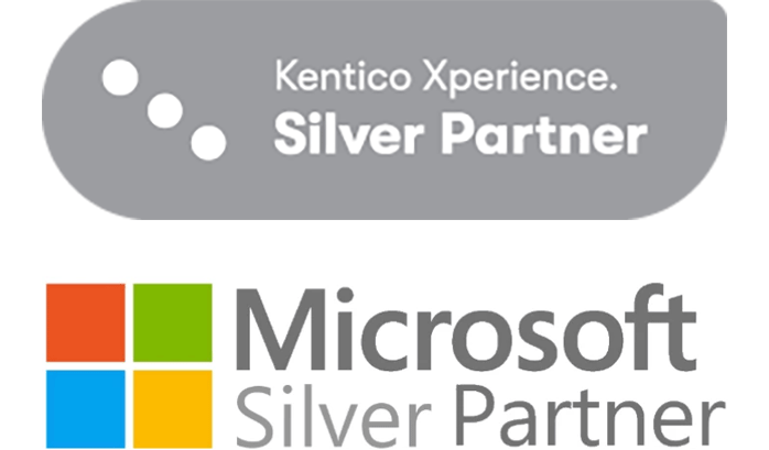 Kentico Xperience Silver Partner, Kentico Xperience Quality Expert, Microsoft Silver Partner